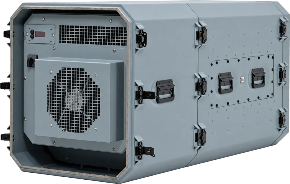 ACP20 with its front door open