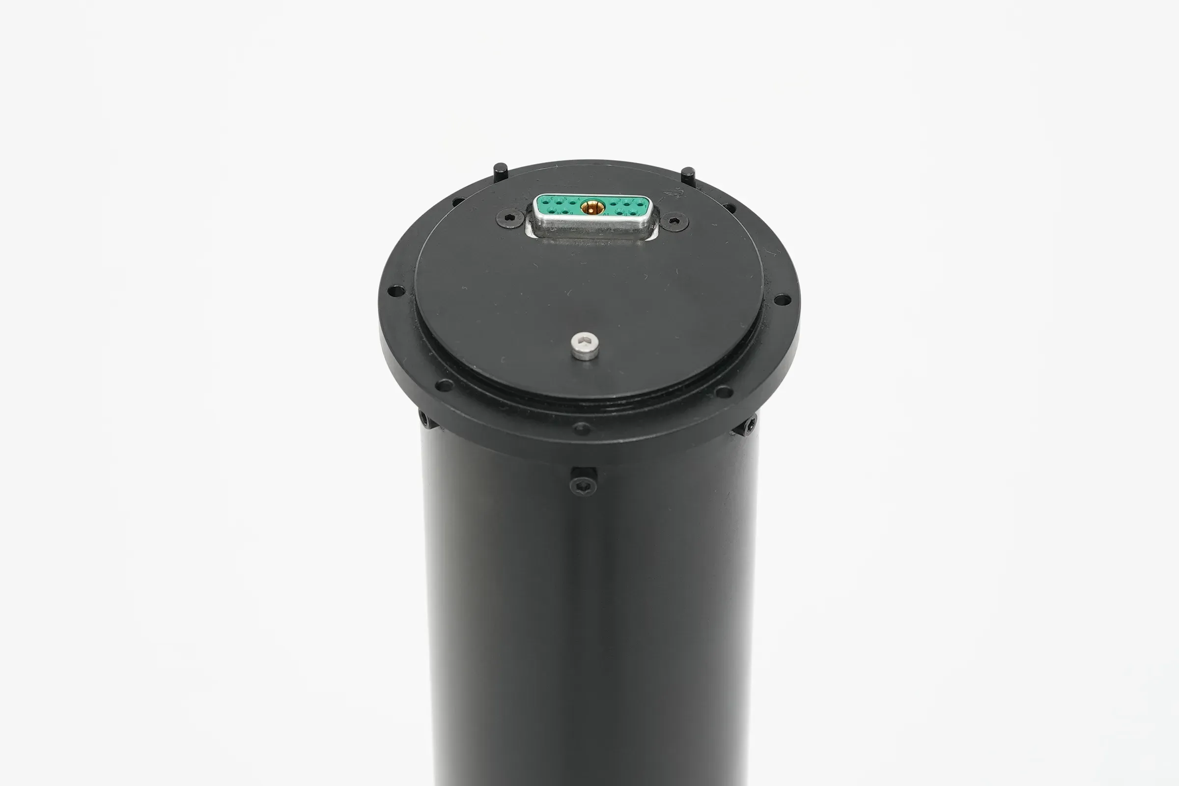 The mast top plate and its payload connector