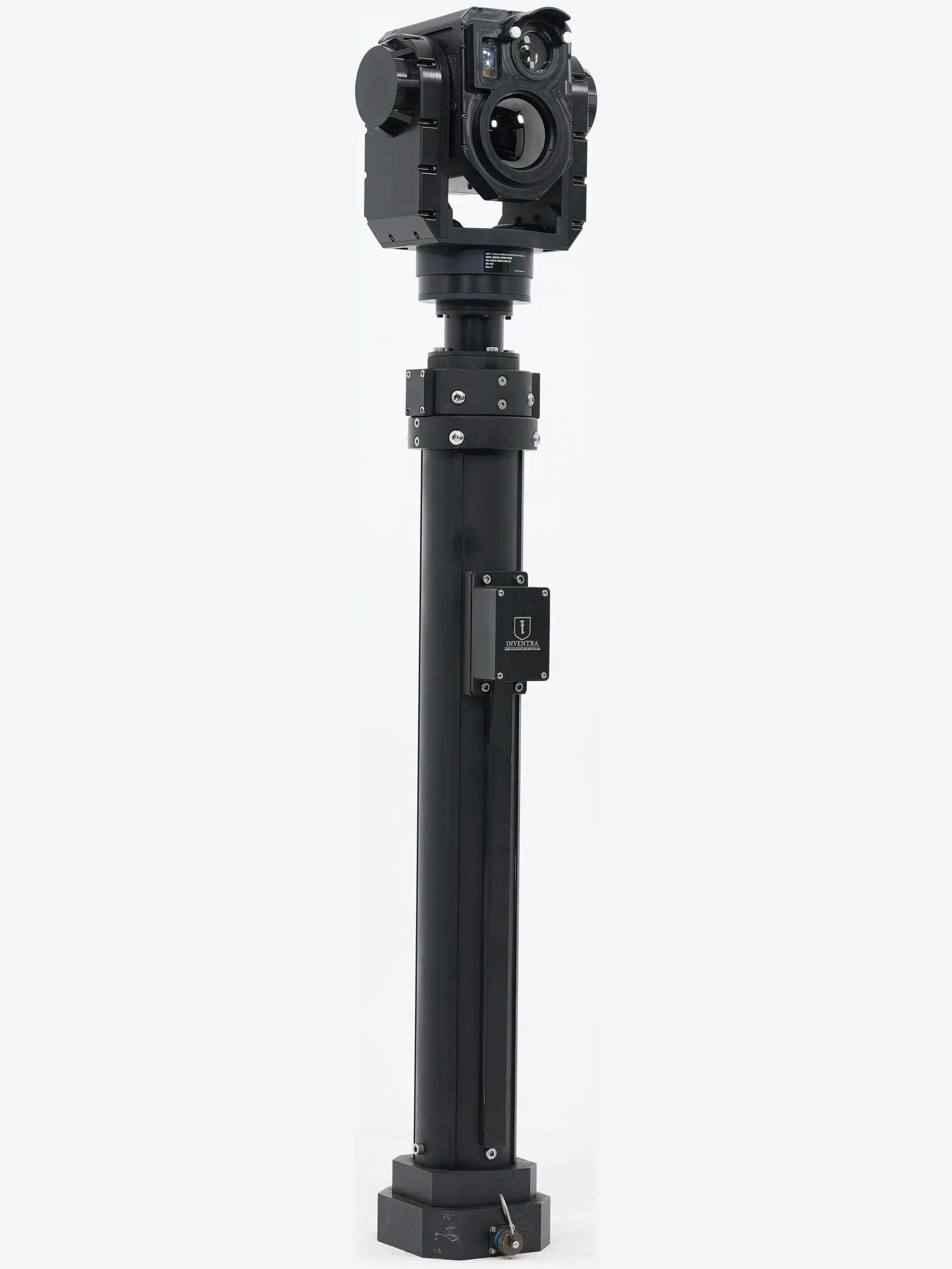 MES01 retracted under a gimbal head