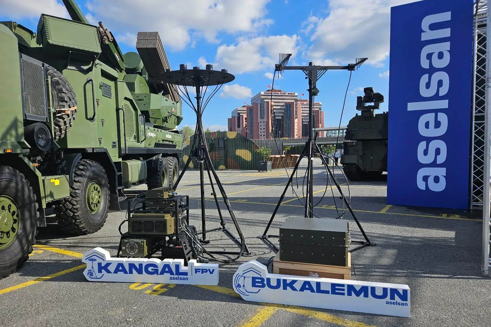 Two MMT10 masts beside KANGAL and BUKALEMUN