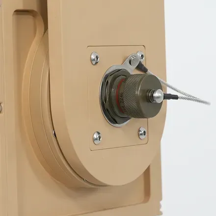 The PED08 drive connector and its lanyard