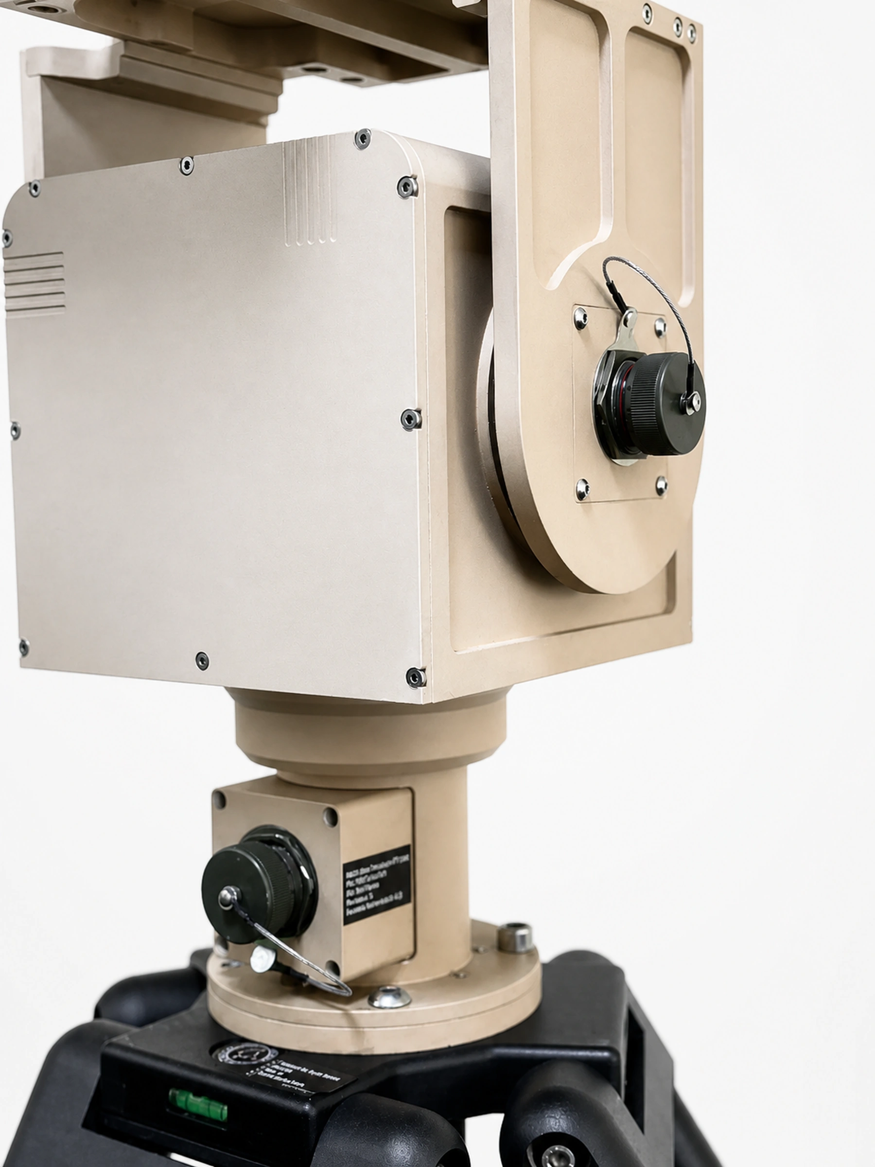 The payload box mounted on one arm