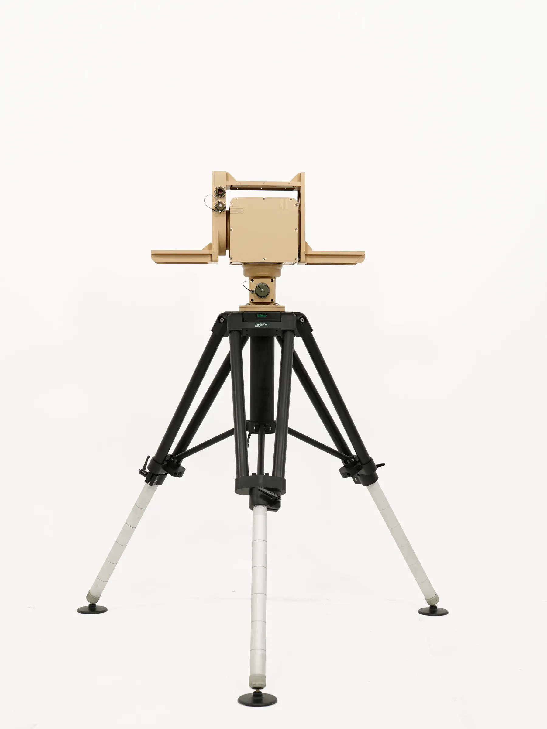 PED10 squared up on its tripod
