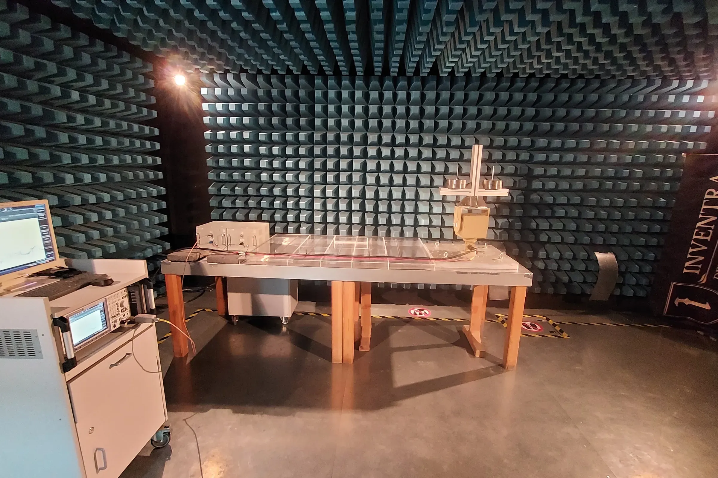 PED10 in the anechoic chamber