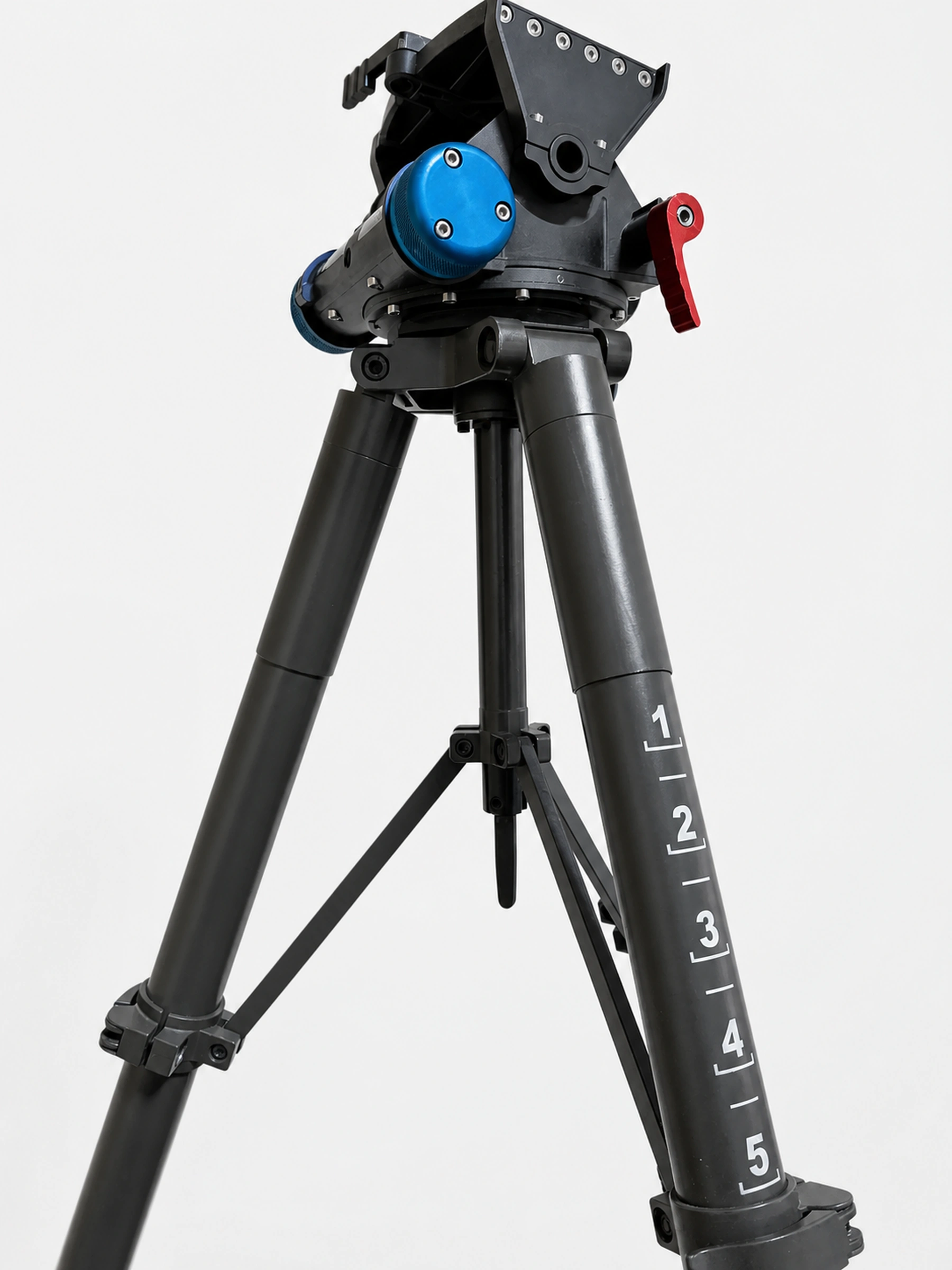 PMD01 tilted forward on its tripod