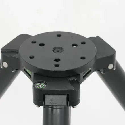 The round plate on top of the head
